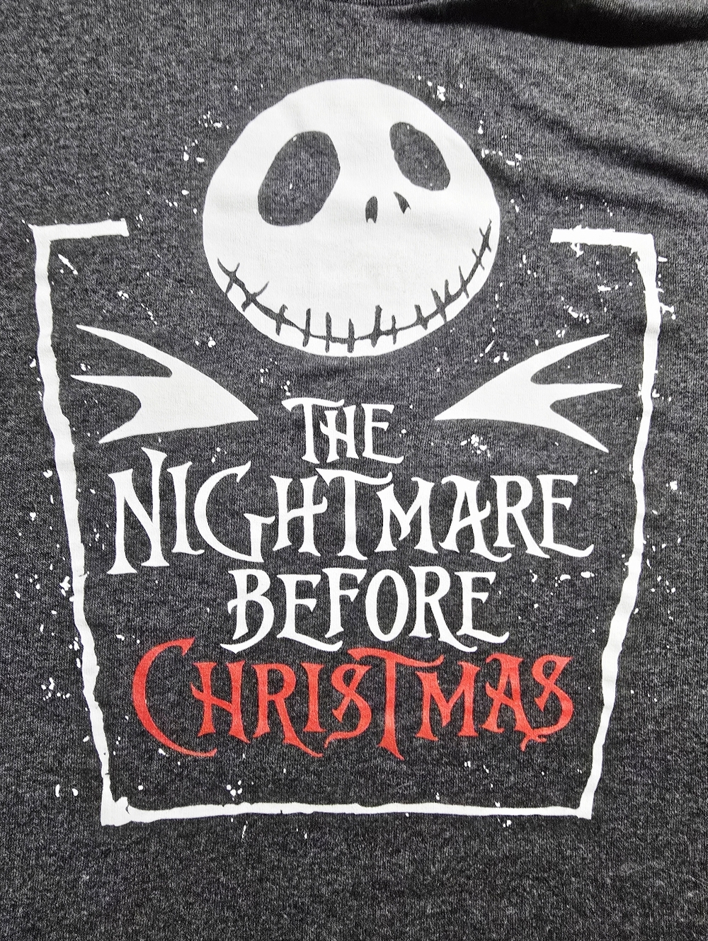 Disney Nightmare Before Christmas Jack Skellington Graphic Tee Men’s 2XL Gray - Picture 3 of 5